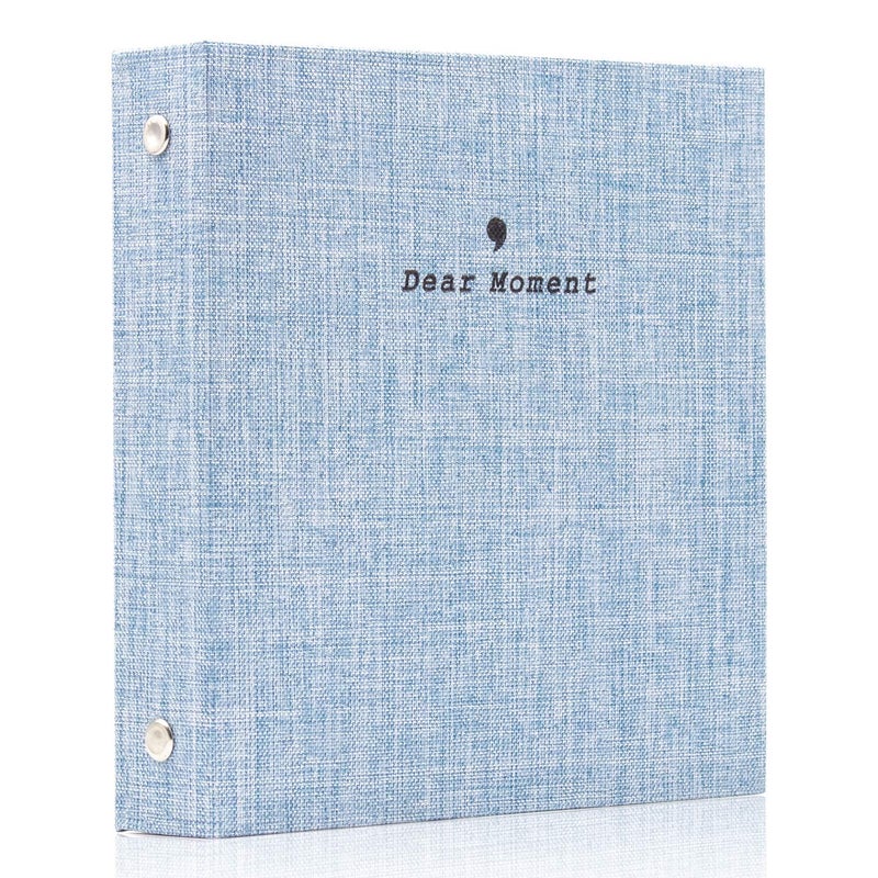 Ablus 100 Pocket Mini Photo Album - Fits Fujifilm Instax & Polaroid Snap Plus Kodak Mini Films (Blue) - Image 1